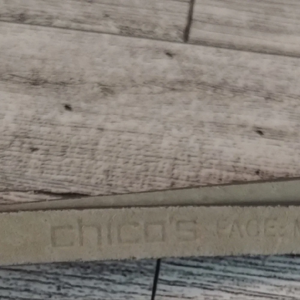 Chico's Silver Women's Belt With Pewter Color Accents Size M/L